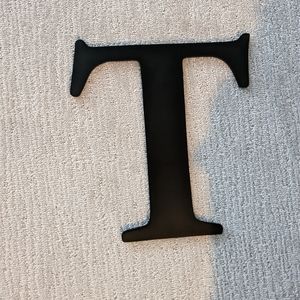 Letter T wall decor